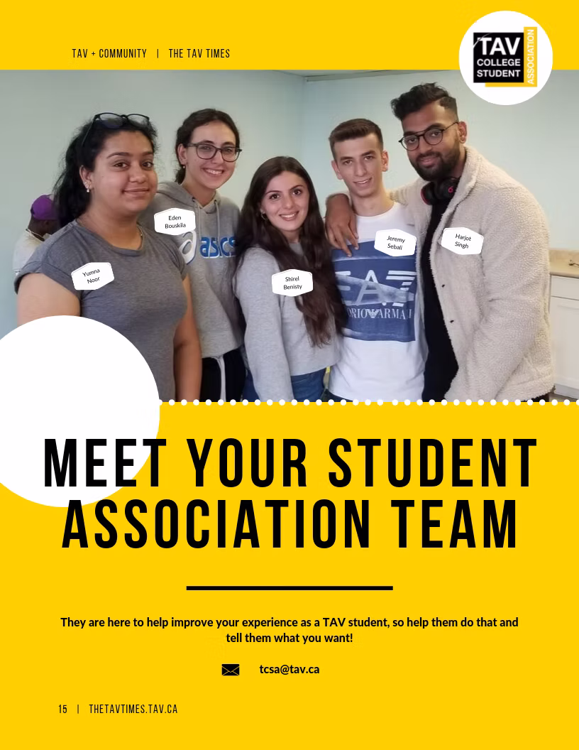 Tav Student Association Team
